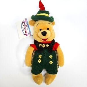 NEW VINTAGE Disney Store Winnie the Pooh October Fest Mini Bean Bag Plush